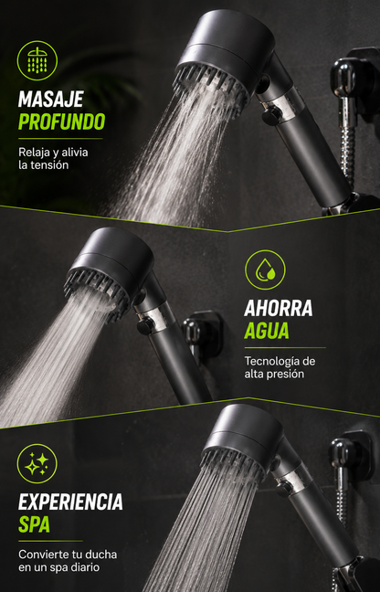 🔥 Cabezal Ducha Masajeadora Spa