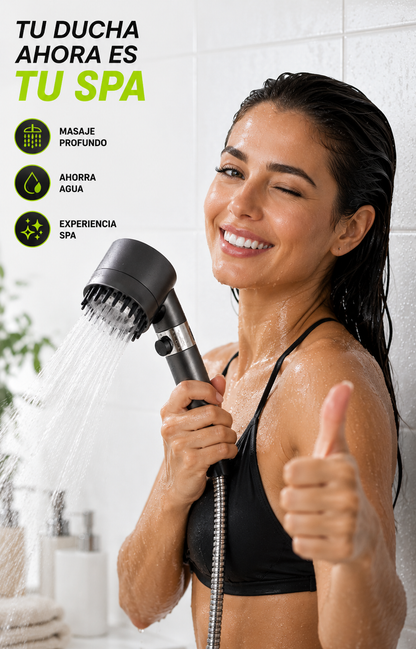 🔥 Cabezal Ducha Masajeadora Spa